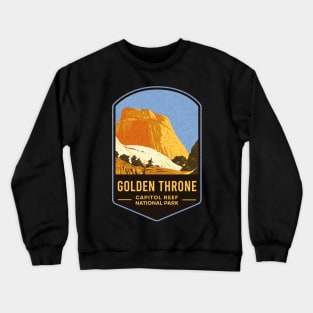 Golden Throne Capitol Reef National Park Crewneck Sweatshirt